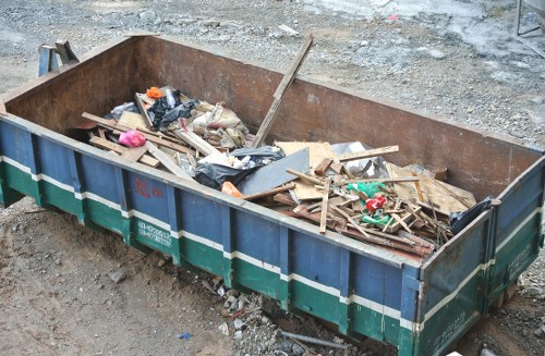 Residents participating in waste recycling in Beckenham