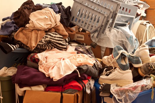 Variety of builders waste materials